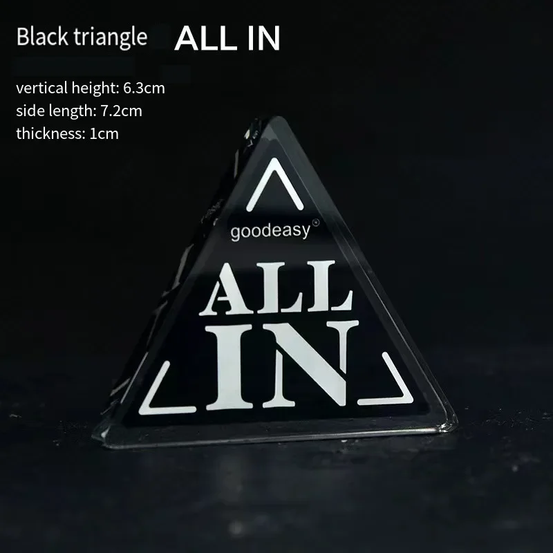 Texas Hold'em House Code Position Card Pressure Machine Banker Indicator Button Chip Accessories 1PCS ALL IN DEALER Token Coin