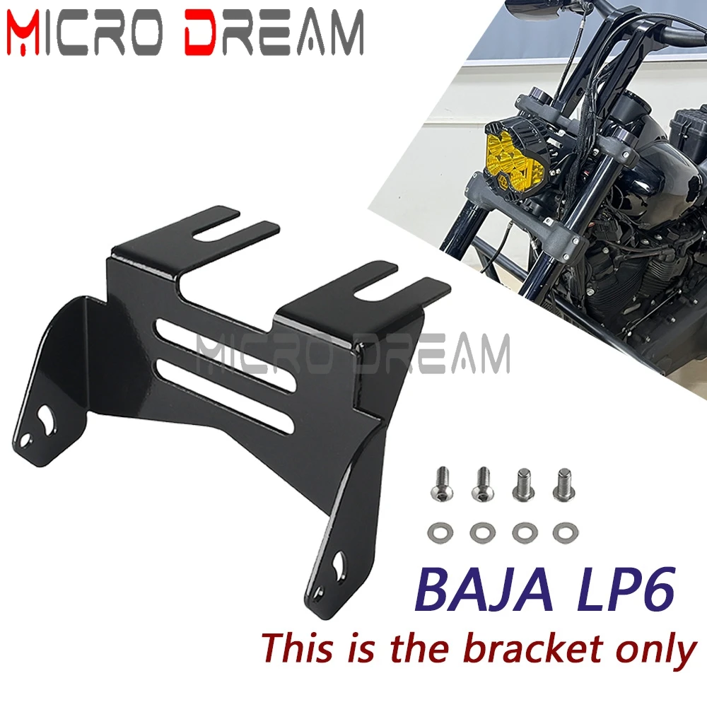 

Universal 3.5" Bar Mount Baja Designs LP6 Pro LED Auxiliary Light Headlight Mount Bracket Combo Kit For Harley Dyna Softail