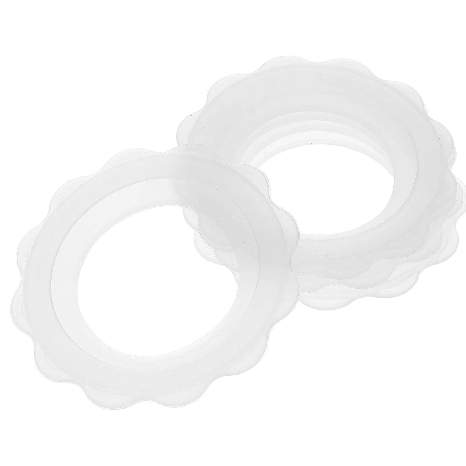 5 pezzi tazze per allattamento al seno in argento protezioni per capezzoli resistenti al sudore antiscivolo anello in silicone morbido forniture per allattamento estive riutilizzabili