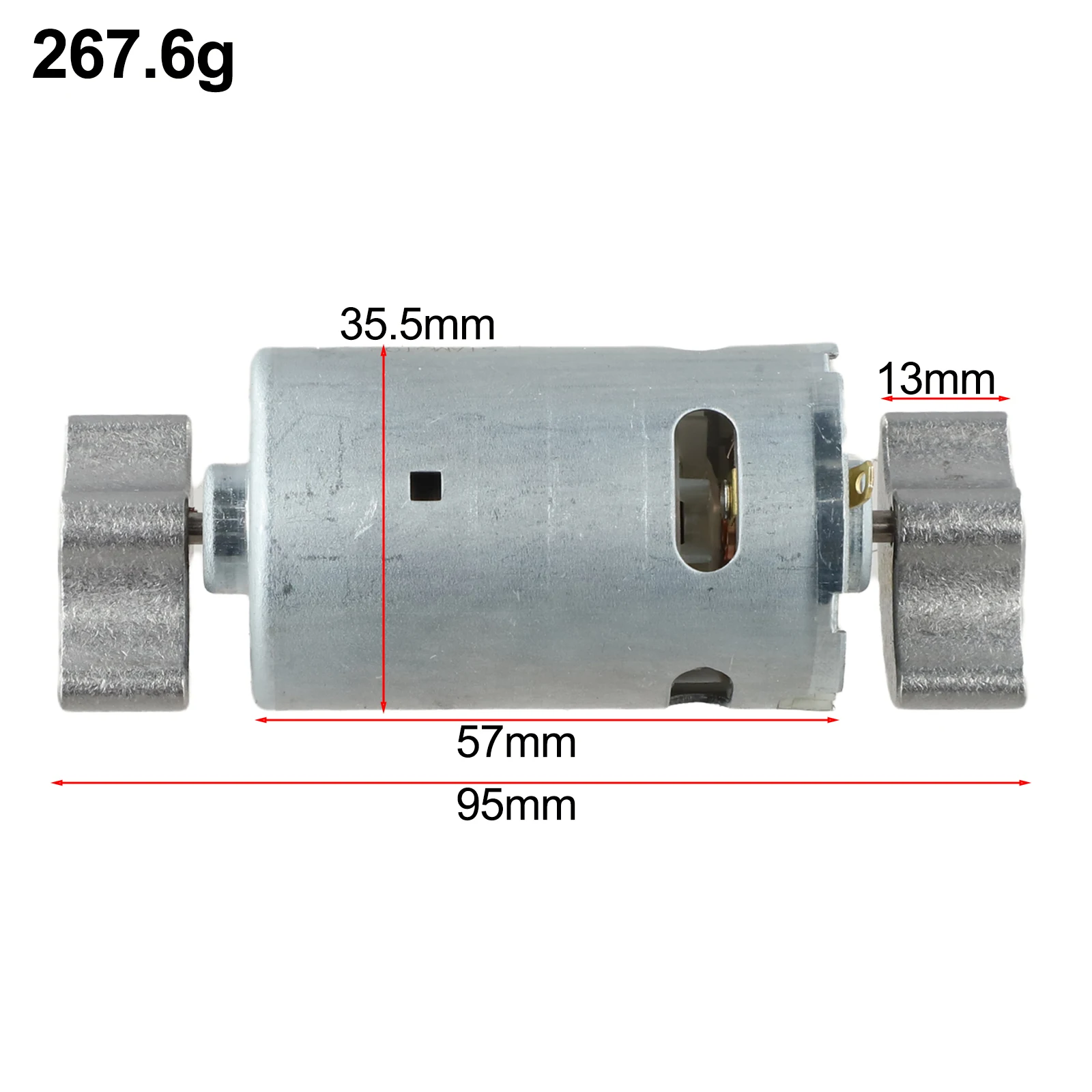 Double Shaft Vibrator Motor 20V 70W For Tiling Machine Lithium Battery Powered Concrete Leveler Electric Tool Replacement Motor