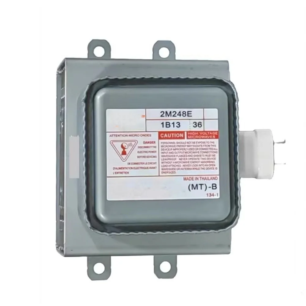 Original 2M248E Microwave Magnetron Tube 1000W for Home Use Microwave Drying Equipment Wind-Cooled Vacuum Electronic Tube