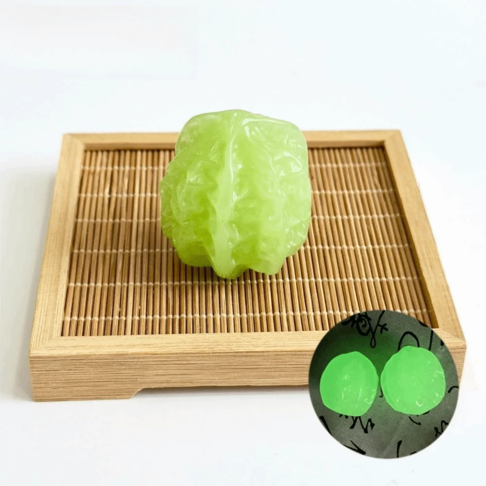 New Stone Hand Massage Balls Handheld Relax Hands Hand Training Massage Glow Effect Stone Collection Small Ornaments