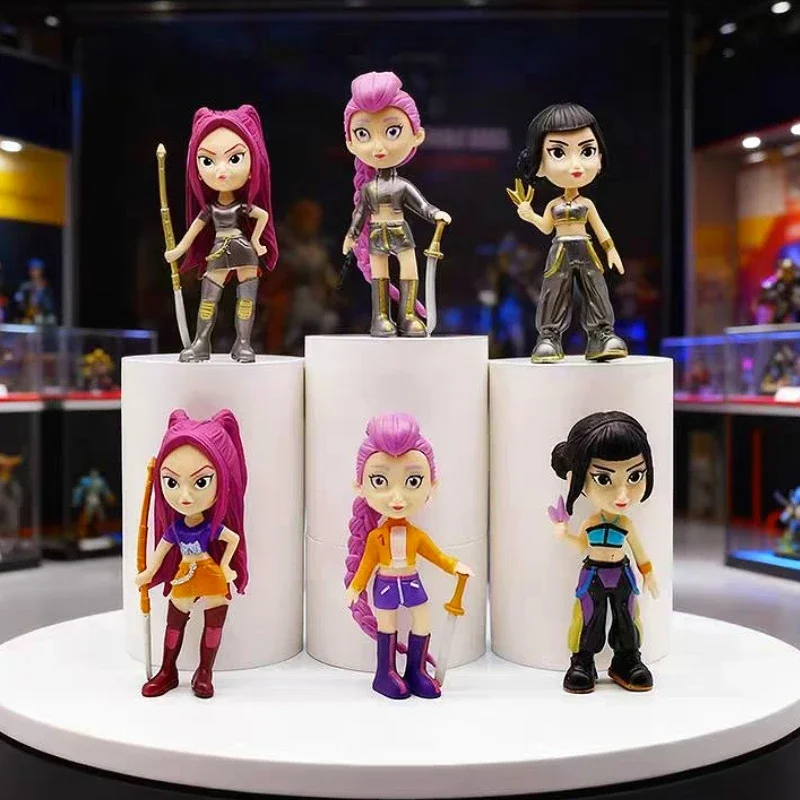 2025 デモンハンターズ KPOP ブラインドボックス アニメ アクションフィギュア おもちゃ ルミ ミラ ゾイ サッシ フィギュア ドール ファンコレクション クリスマスギフト