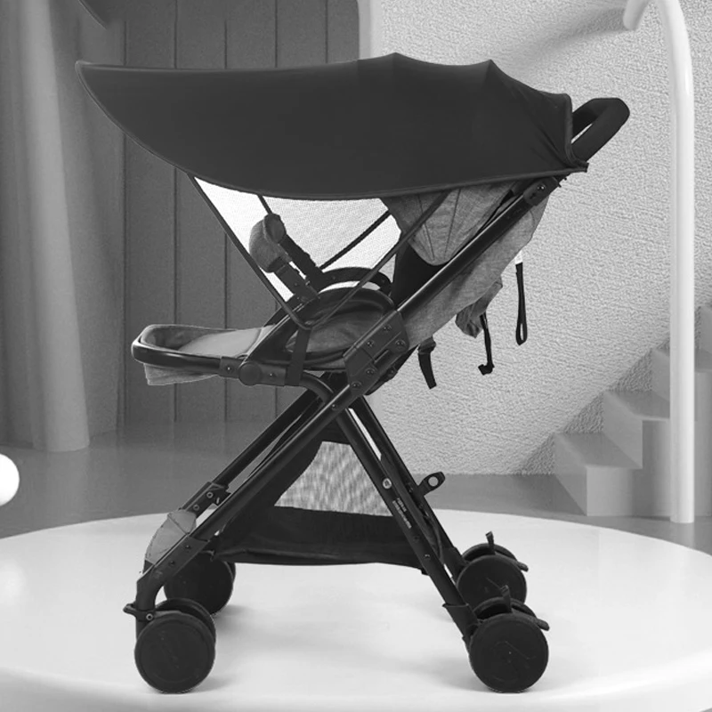 Stroller Sunshade Cover Universal Extended Sun Shade Stroller Shading Umbrella UV Protection Canopy Stroller Accessories