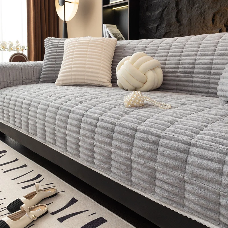 1/2/3/4Seater Full Cover Integrated Sofa Cover Cloth Towel Four Seasons Universal Sofa Cushion Non-slip Leather Sofa Cover 소파 커버