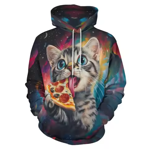 Hoodies for Men Women Novelty 3D Graphic Pullover Sweatshirt Hoodie Cool Funny Galaxy Hoody