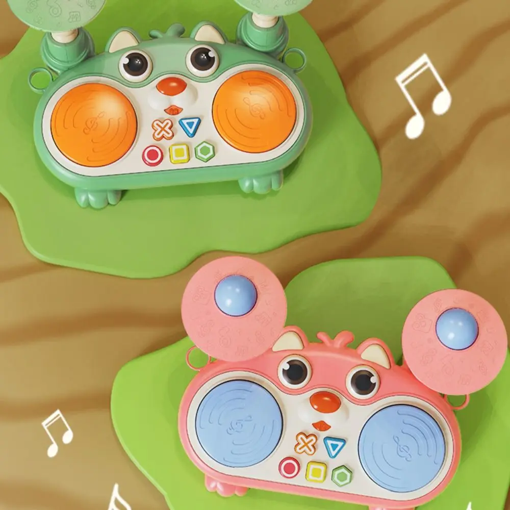 

Drum Sets Toddler Musical Instruments Light Music Beating Drums Children's Intelligence Drum Music Simulation Hamster