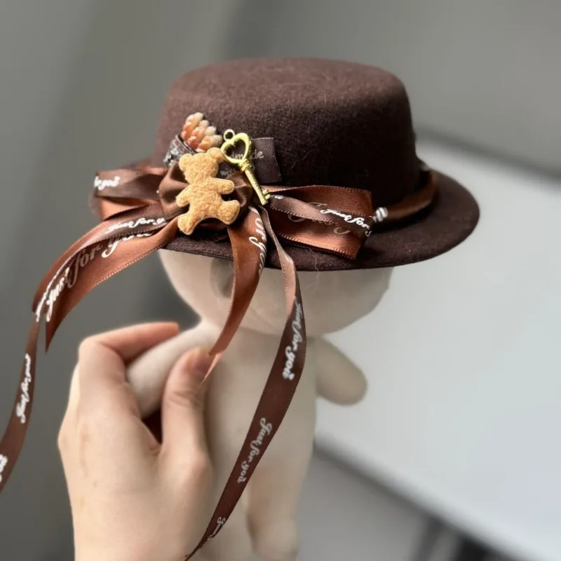 

Джентльменская шапка 20 см, аксессуары для детской одежды, хлопковая кукольная шапка диаметром 11 см