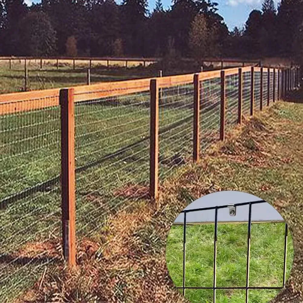 Heavy Duty 304 Stainless Steel P Clips for Wire Fencing Secure Fastening Solution for Farm and Home 100/200 Pack