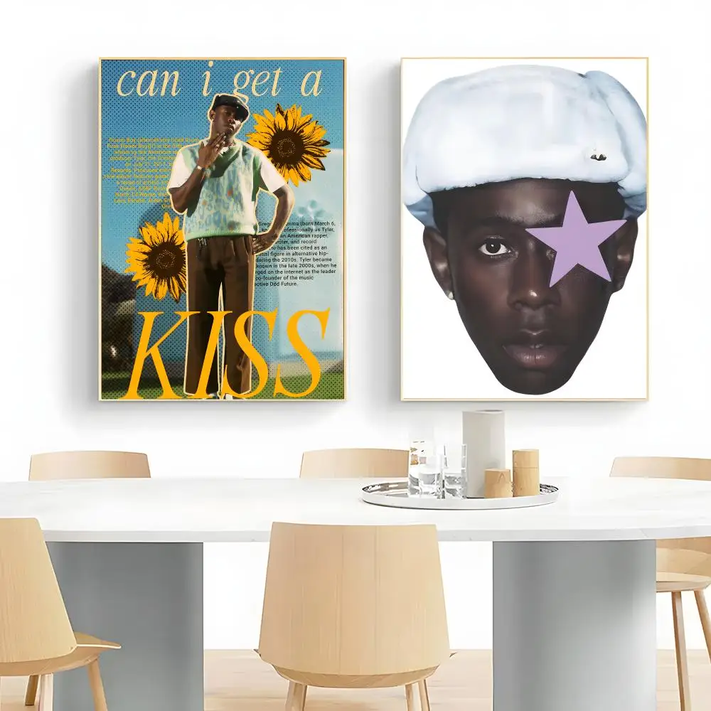 Creative Rapper T-Tyler The Creator Poster Wall Art Print Decorative Mural Home Decor Gift Unframed