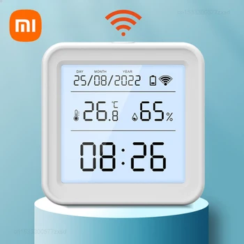 Xiaomi Tuya WIFI Smart Temperature Humidity Sensor Hygrometer Thermometer Backlight Smart Life LCD Tools with Google Assistant