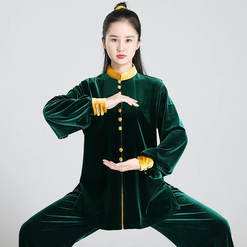 

Winter Thicken Tai Chi Clothes Women Wushu Clothes Kung Fu Competition Clothes Martial Art Uniform Wrinkle Free 2023