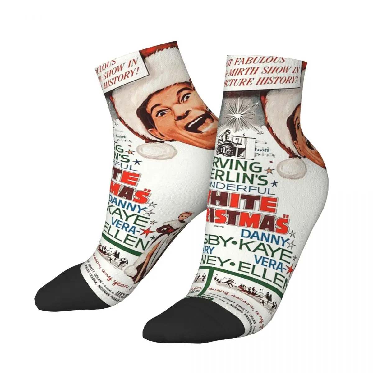 White Christmas - Bing Crosby, Danny Kay Socks Harajuku Stockings All Season Socks Accessories for Man's Woman's Gifts