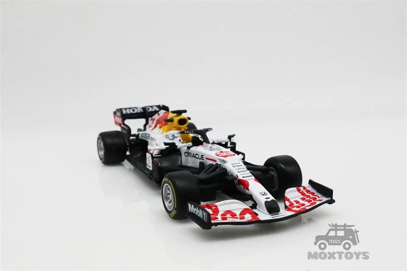 Bburago 1:43 2021 F1 RB16B No33 Max RB Team White Diecast Car Racing