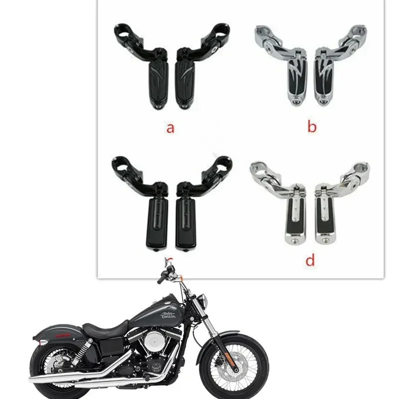 

Для Harley Touring Dyna Softail Sportster универсальные детали для мотоциклов 1,25 "крепление на подножках с педалями Запчасти для мотоциклов