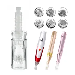 Cartouche pour stylo Derma Microneedling, Microneedle, Dr Pen, 9, 12, 24, 36, 42pin, CharacterSize, M5, M7, MYM, SEE, 10 pièces