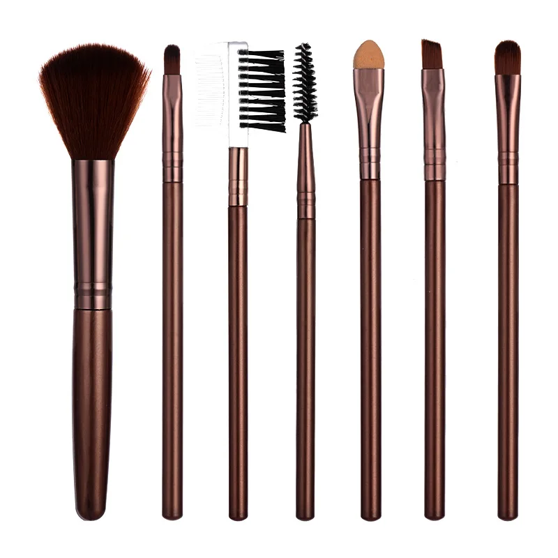 Ensemble de pinceaux de maquillage professionnels, outils de beauté avec sac, fond de teint, correcteurs, ombre à barrage, fard à joues, mélange