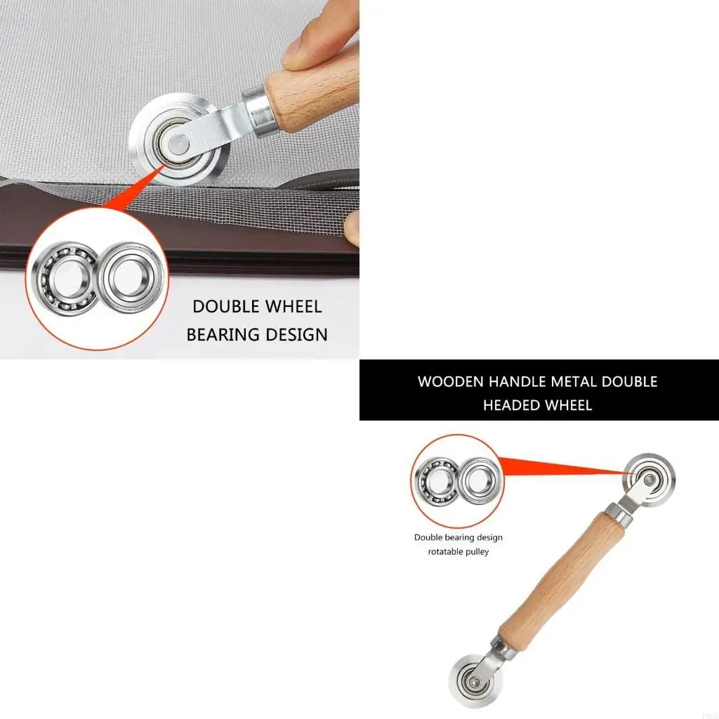 

P82E Двойное колесо, герметизирующее ролик, инструмент для ремонта экрана, установленная сплайна для трубопровода, сплайн