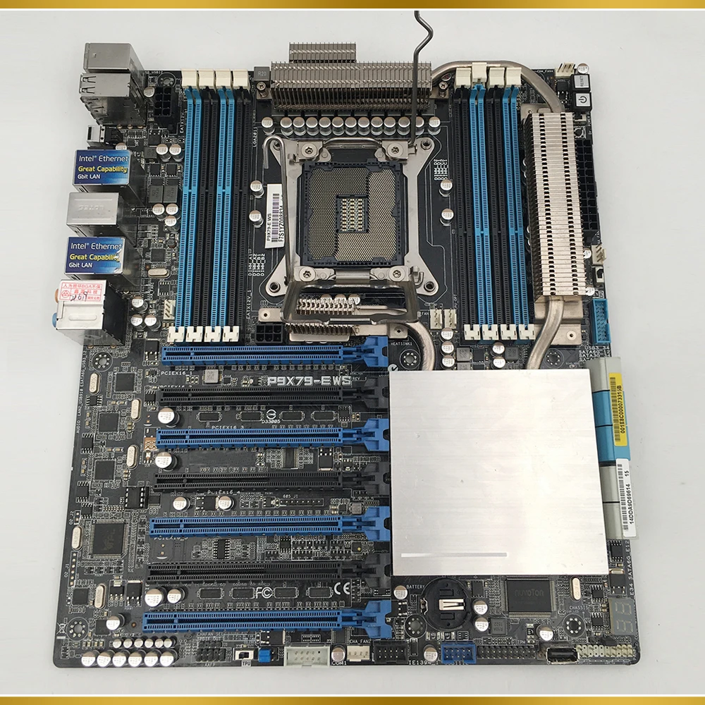 P9X79-E WS For ASUS Workstation Motherboard LGA2011 Support i7 3rd/4th Gen Processors E5-1600/2600 V1/V2DDR3