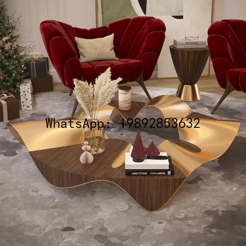 YFY Light Luxury Irregular Ballet Coffee Table Designer Furniture Living Room Artistic Sense