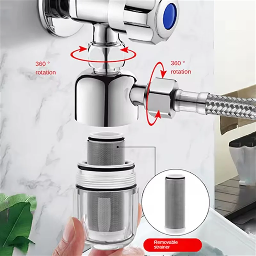 Stainless Steel Filter Front Filter Household Inlet Tap Water Shower Anti-Scale Purifier Filter Drinking Water