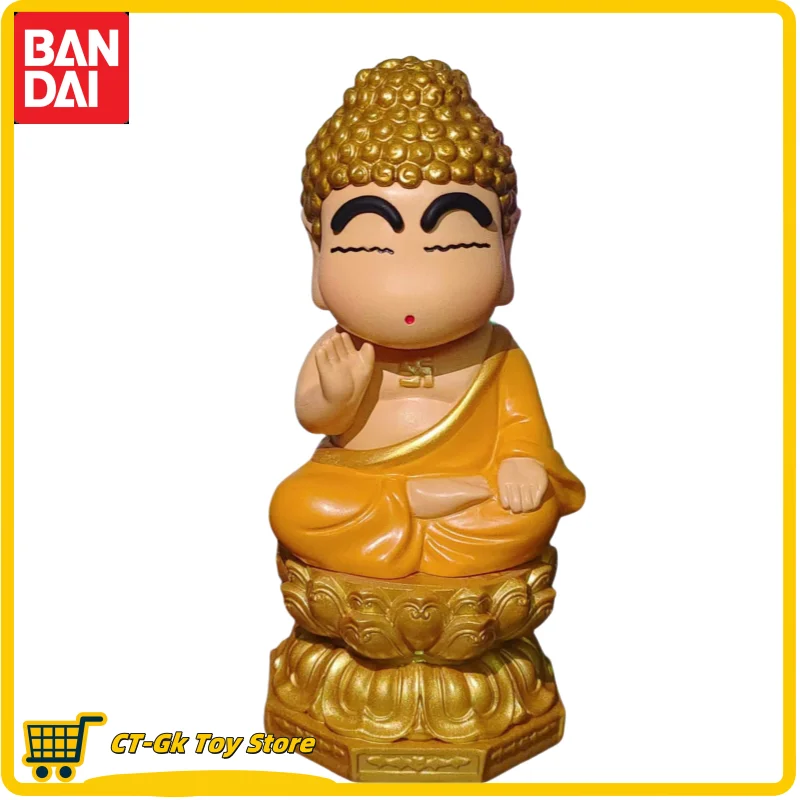 16cm Crayon Shin Chan Figure Cos Siddhattha Gotama Action Figure Buddha Gk Collection Ornament Gifts Car Mounted Toys Pvc Model