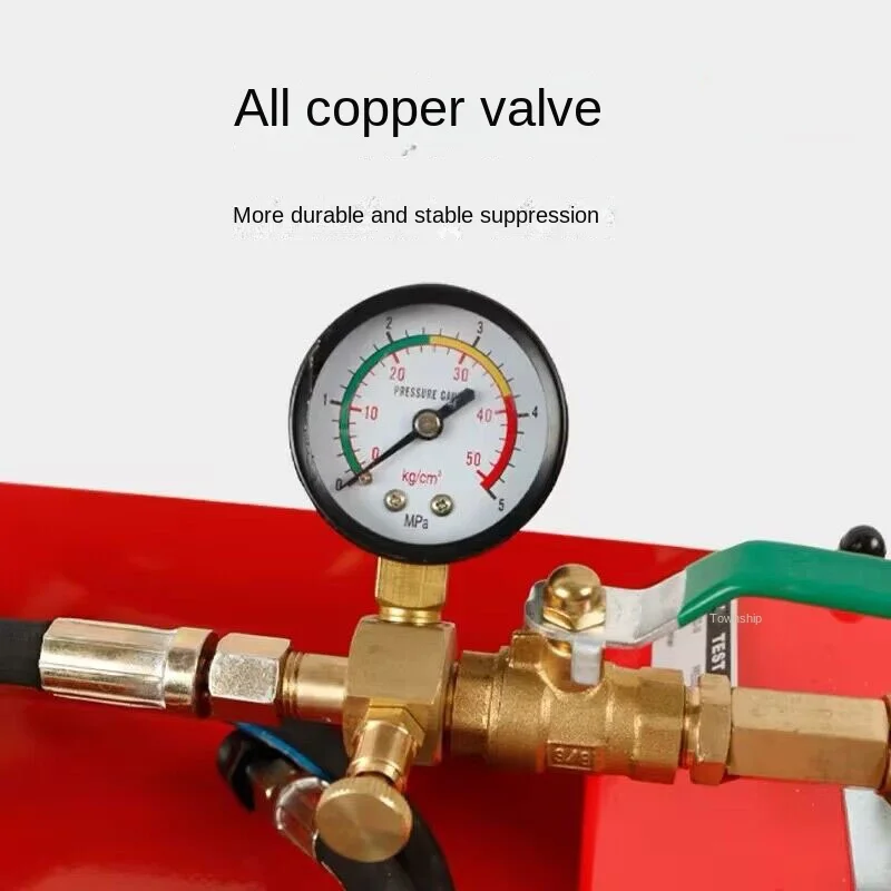 50Kg All-Copper Thickened Manual Water Pipe Pressure Test Pump Ppr Pipe Compressor for Floor Installation