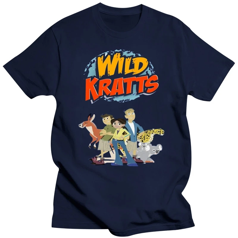 Kid's Funny Wild Kratts T-Shirts by Mjensen Fashion New Arrival Simple