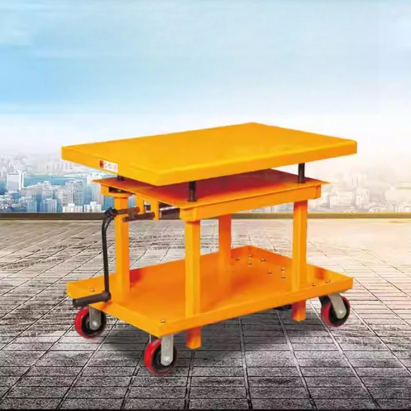 Hand-operated Lift Trolley Smooth Hydraulic Lift Trolley Durable Sturdy Commercial Furniture Carrello Di Sollevamento ZY40TC