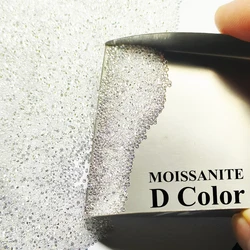 Real D Color Small Sizes Loose Moissanites Stones Lab Grown Diamond Wholesale 0.8mm-3.0mm Moissanita Gems 1.0ct / Pack