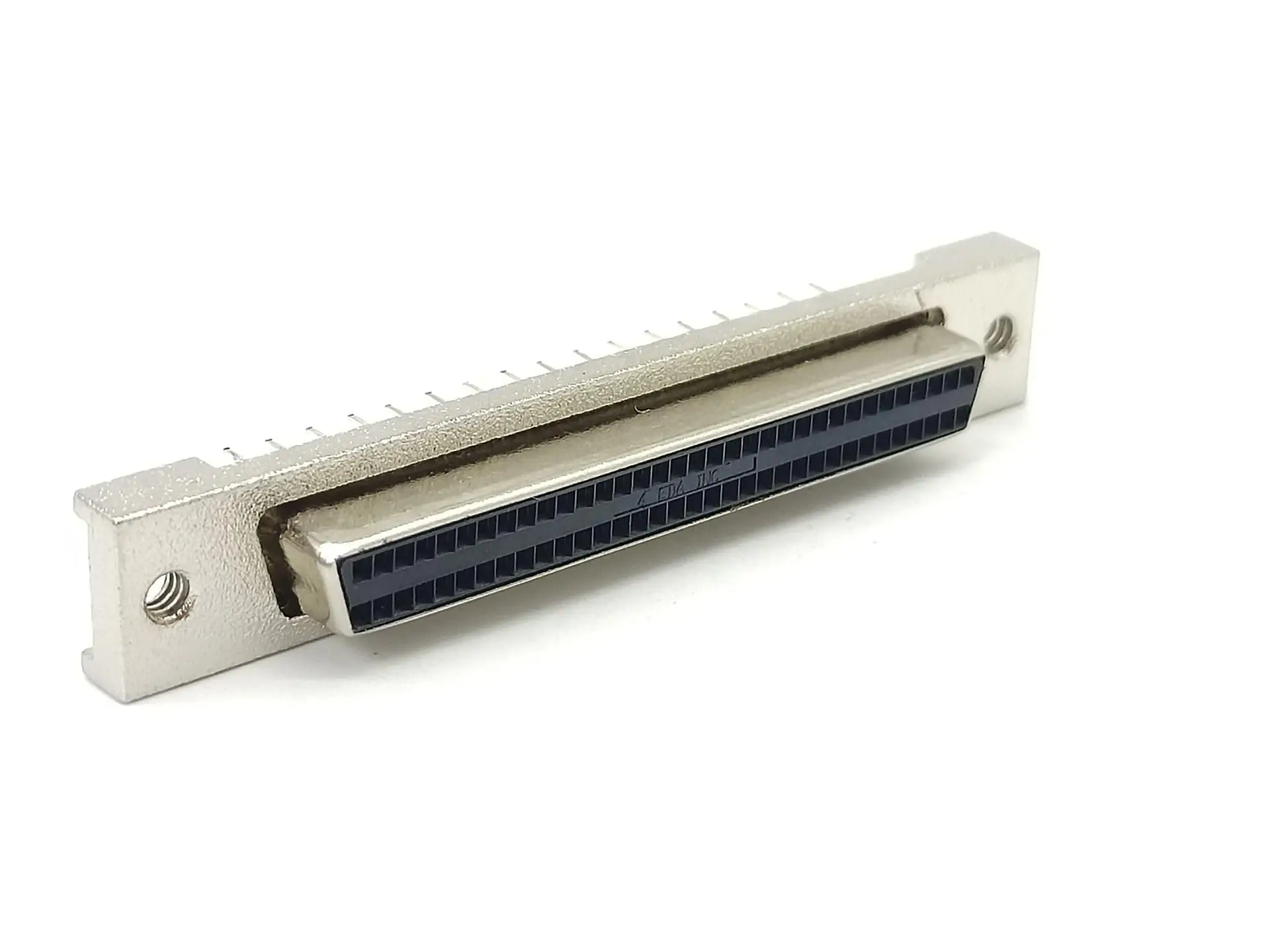 68 Pin SCSI HPDB Straight Female Through Hole Connector 