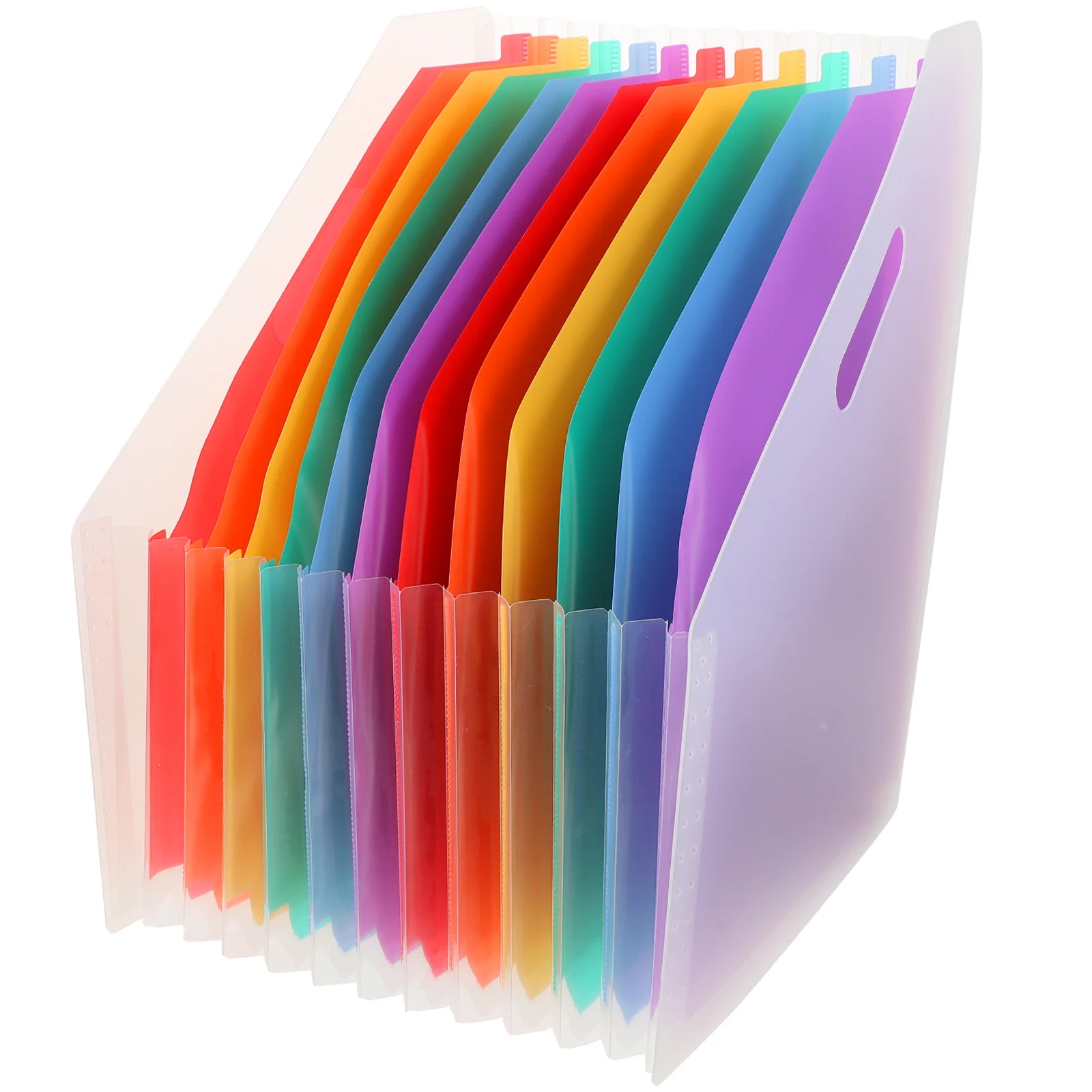 Coupon Organizer Pack Folder Expandable File Accordion Telescopic Plastic Student Holder