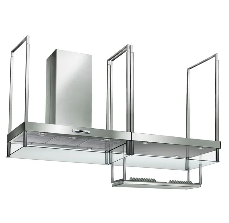 

2019 Popular Top Suction Type Island Range Hood for commercial kitchen factory outlet