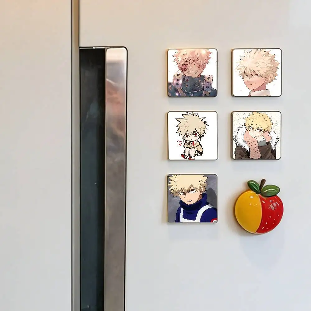 Coole Cartoon K-Katsuki B-Bakugo Kühlschrankmagnete, Kühlschrankmagnete, Cartoon-Tiermagnete für Kühlschrankdekoration, lustig, magnetisch