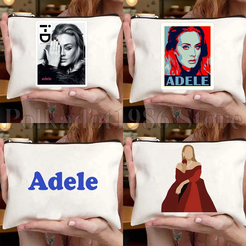 

Hello It's Me Adele Подарки для фанатов Холщовая сумка Дорожная косметичка Женская косметичка Модный органайзер для туалетных принадлежностей Сумка для хранения