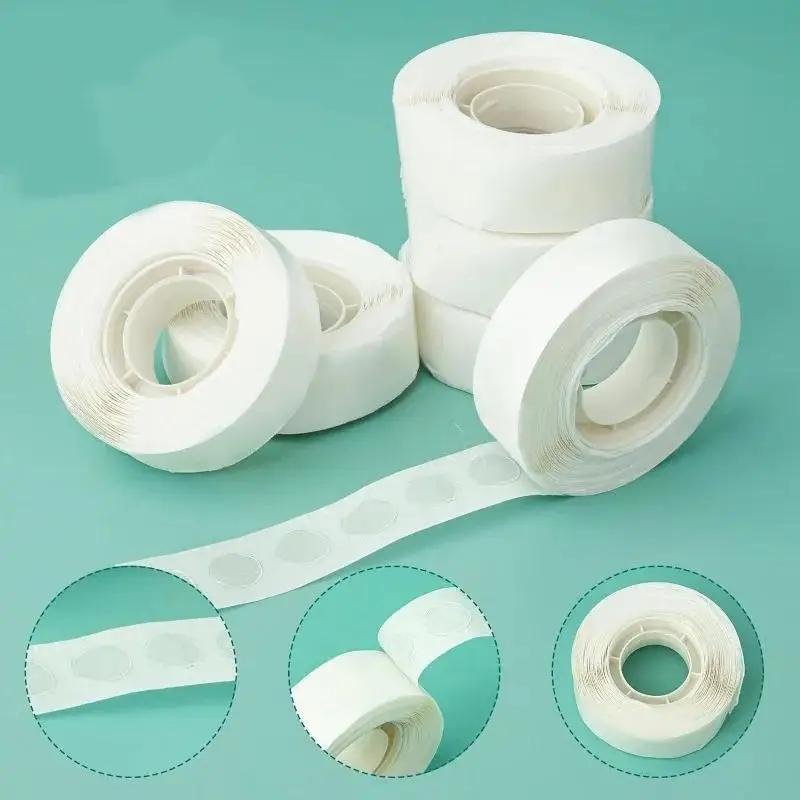 1roll/5roll Double Sided Clear Sticky Point Tape Balloon Glue Dot Adhesive Birthday Wedding Party Balloons Glue Sticker Photoes