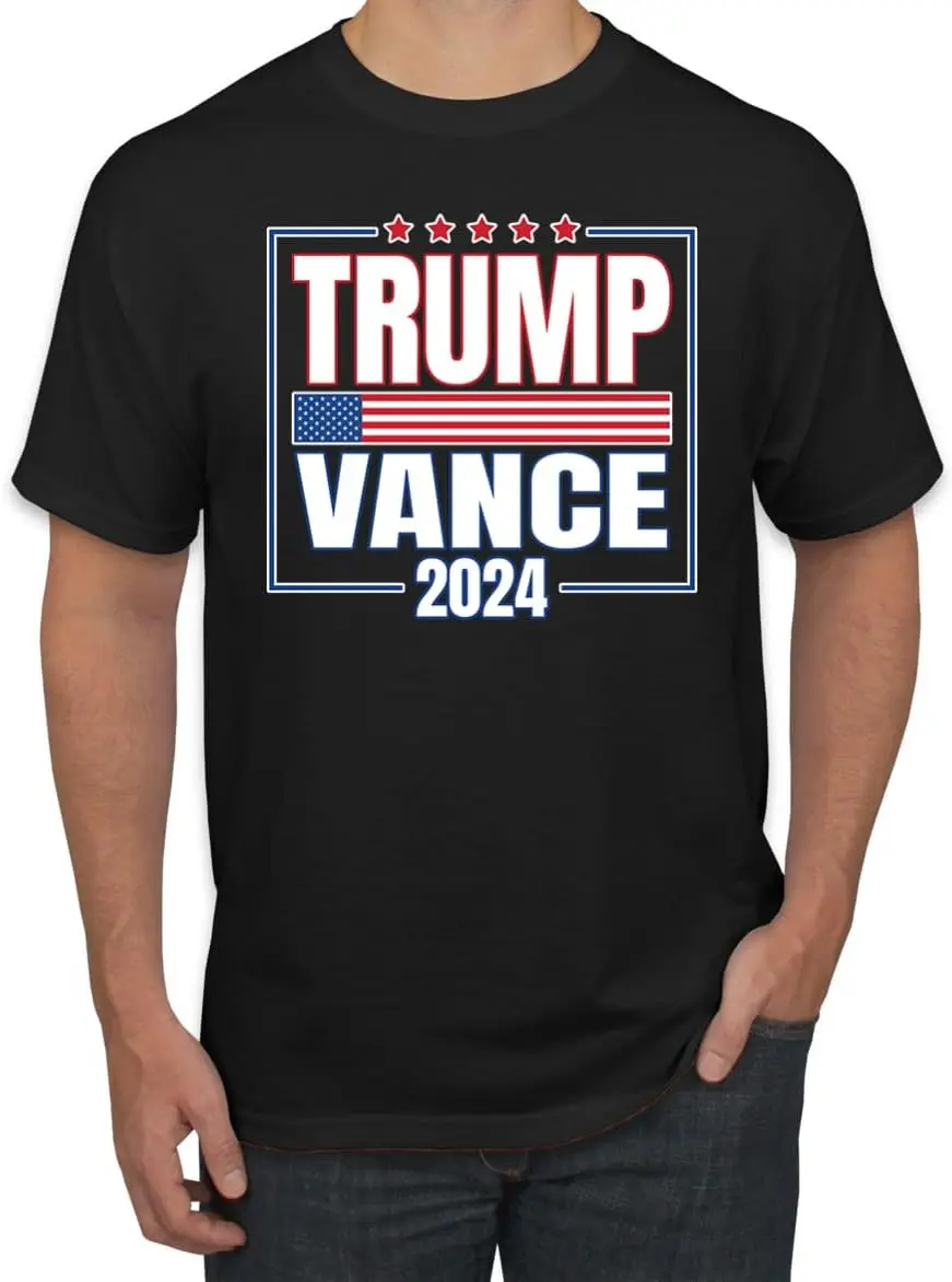 Donald Trump for President 2024 JD Vance VP | Vote Republican Election Merchandise Political Mens T-Shirt