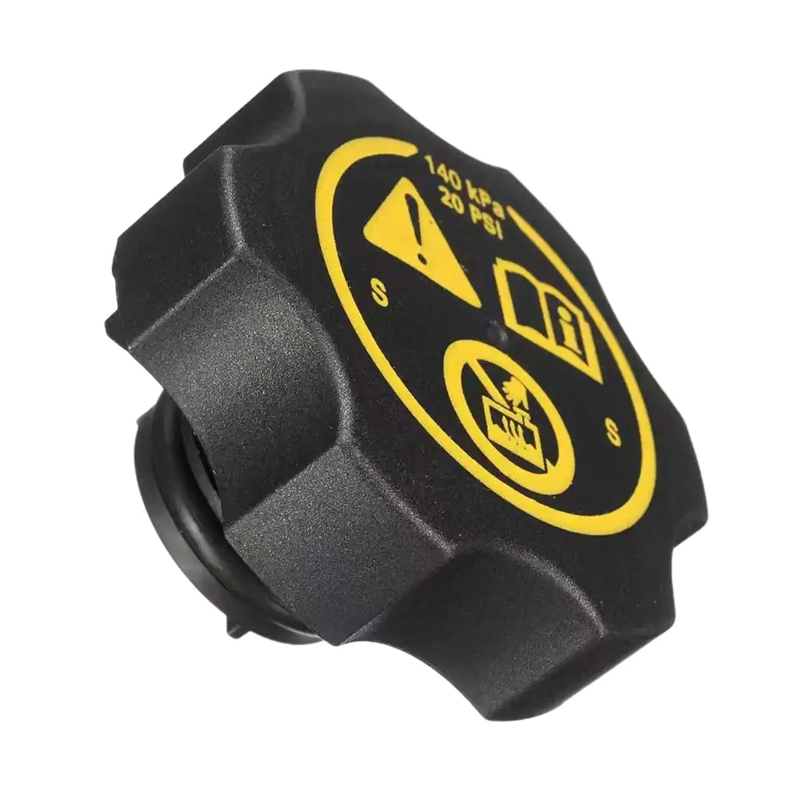 Heat Sink Surge Tank Cap Easy Install Replacement Coolant Reservoir Water Tank Lid for Opel Models