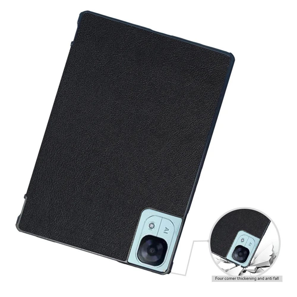 For Doogee Tab E3 11 inch 2025 New Tablet Case, Leather Slim Folding Stand Cover with Magnet Auto Sleep/Wake