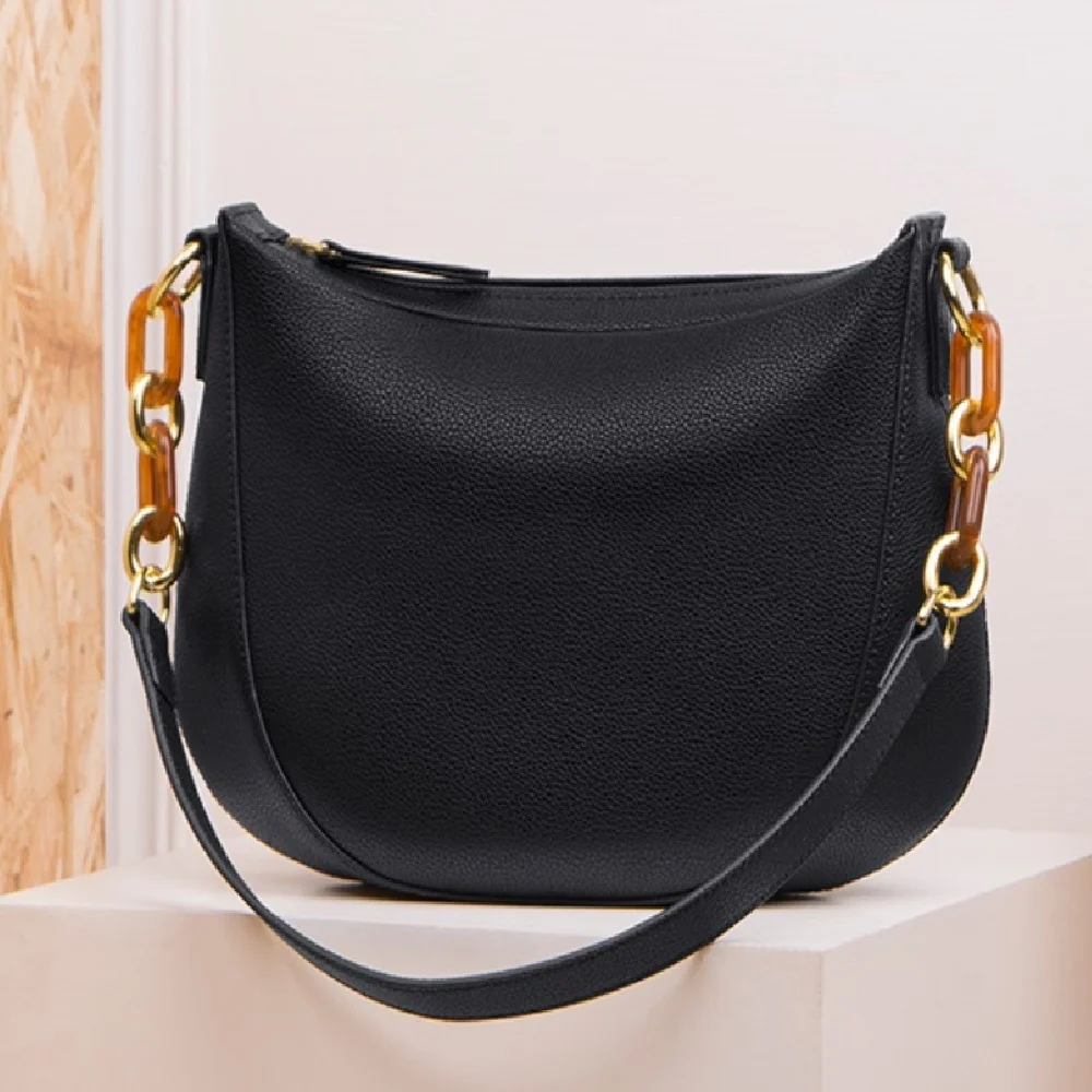 

ZOOLER Full Cow Leather Women Shoulder Bags New Arrived Royal Cow Handbag Ladies Bag Elegant Black Purses Soft Skin#qs351