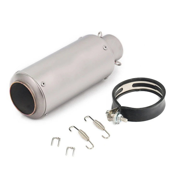 51/60 mm Universal-Motorradauspuff Inox-Schalldämpfer Kohlefaserauspuff mit DB Killer für Z900 R3 R25 MT07 MT09 R1 Z400 Z650 – Detail 6