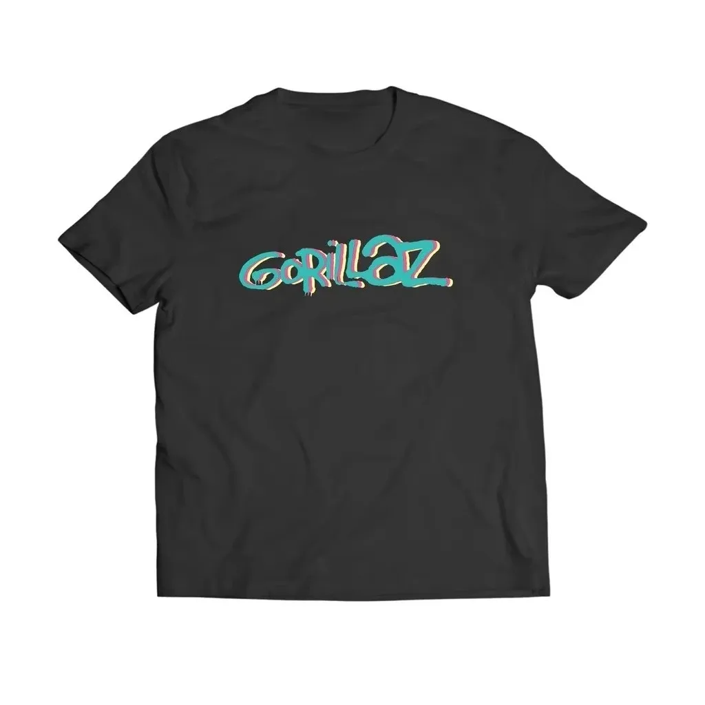 British Virtual Band Gorillaz Graphic Print 2026 Summer New T-Shirt Men Women Streetwear Y2K Fashion Cotton Casual Oversized Top