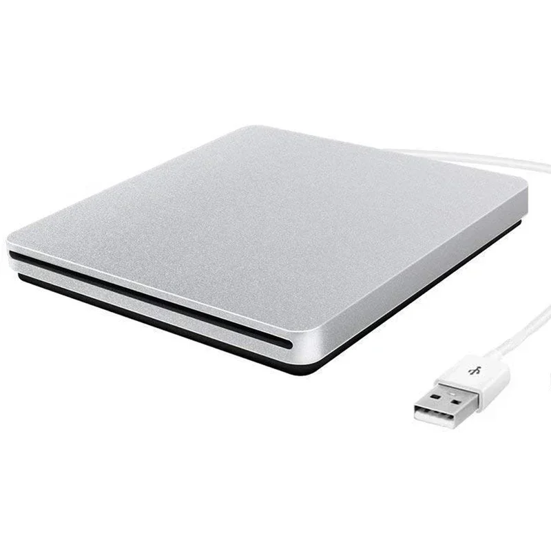 Super Slim External DVD RW USB 2.0 Optical Drive For laptop Macbook Win7 Win8 Win10