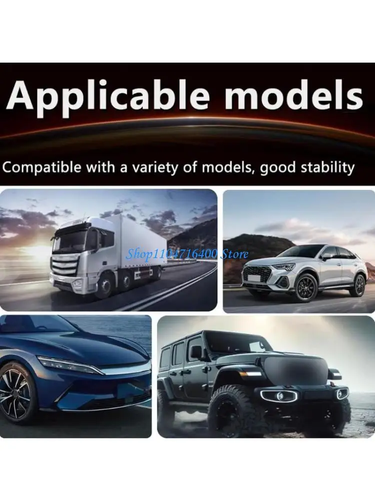 

y1gd Dynamic Devil Eye Vehicle Headlights 12V High Brightness LED Projector Lamp Tool Mounting for Auto Enthusiasts