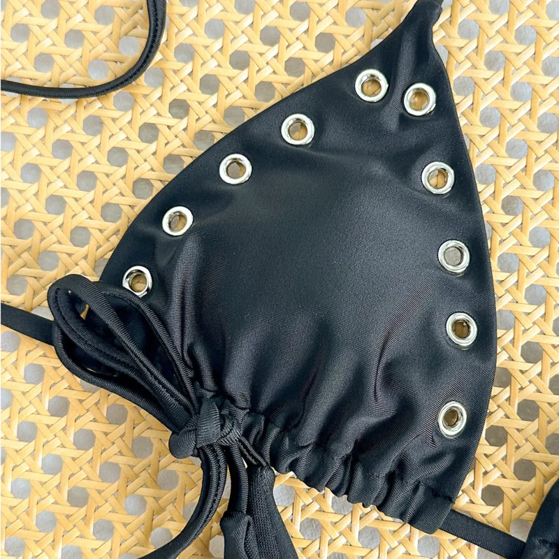 Siyah Seksi Bikiniler 2026 Kadın Mayo - close-up view