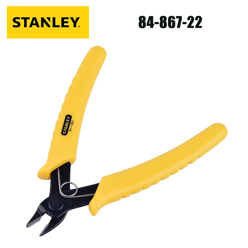 Stanley 84-867-22 Precision Electrical Wire Cutting Pliers Plastic Model Thin Cutting Edge Bevel 6 inches