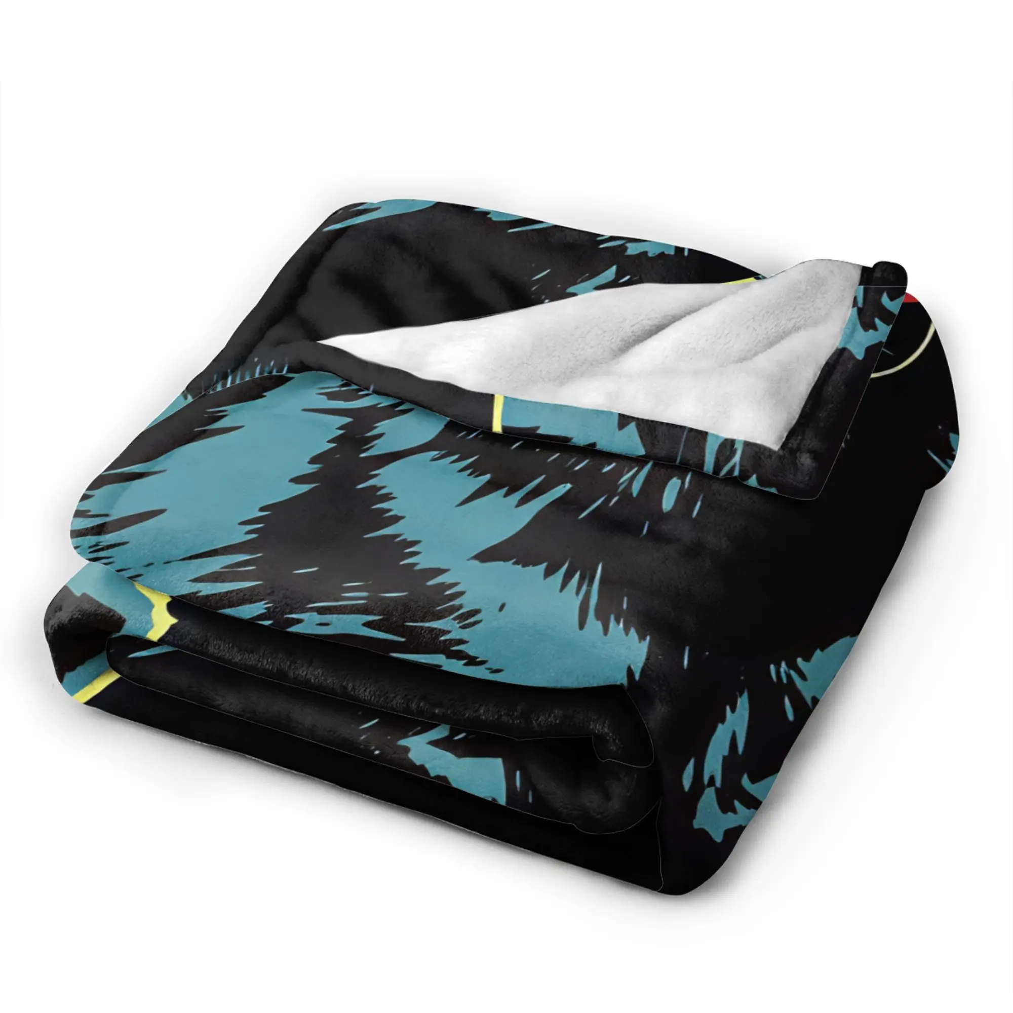 Warm Soft Blanket Girls Boys Picnic  Carl Cat Throw Blanket  Flannel Bedspread For Couch Bed Print Sofa Bed Cover