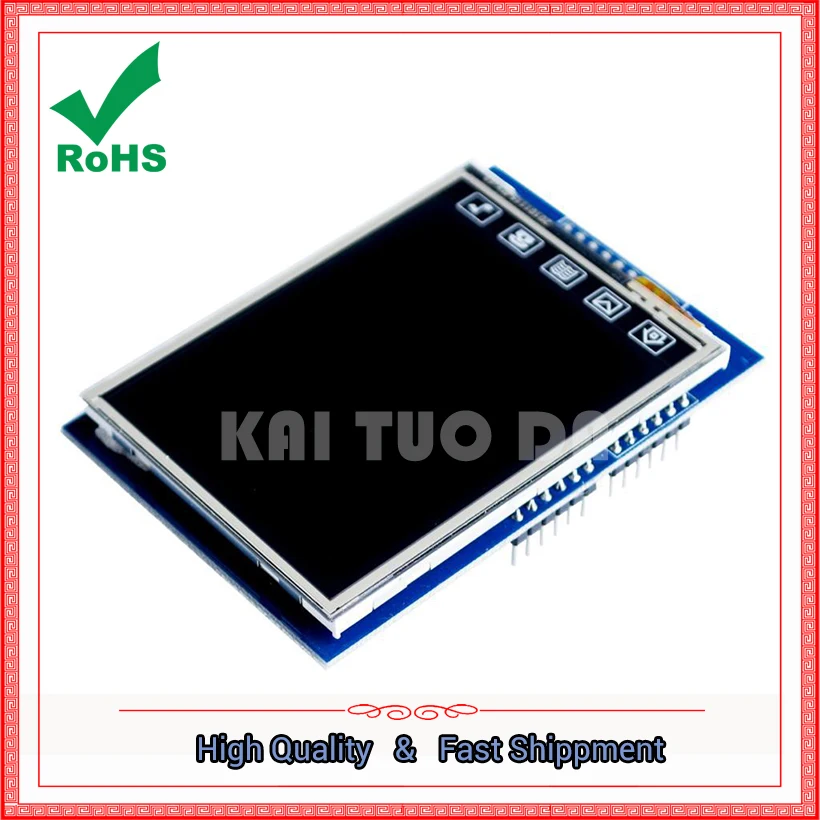 2.8 Inch Mega 2560 LCD Screen Parallel Port Touch Tp SD Card 2.8inch Module