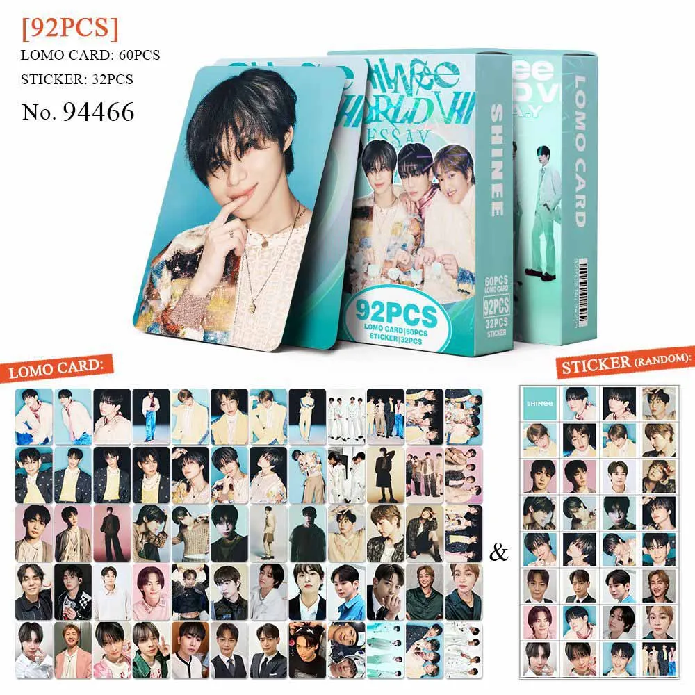 Kpop SHINee Poet l Artist Album Boxed Card Высокое качество HD Photo Яркая пленочная карта TAEMIN Onew Fans Collection Gift