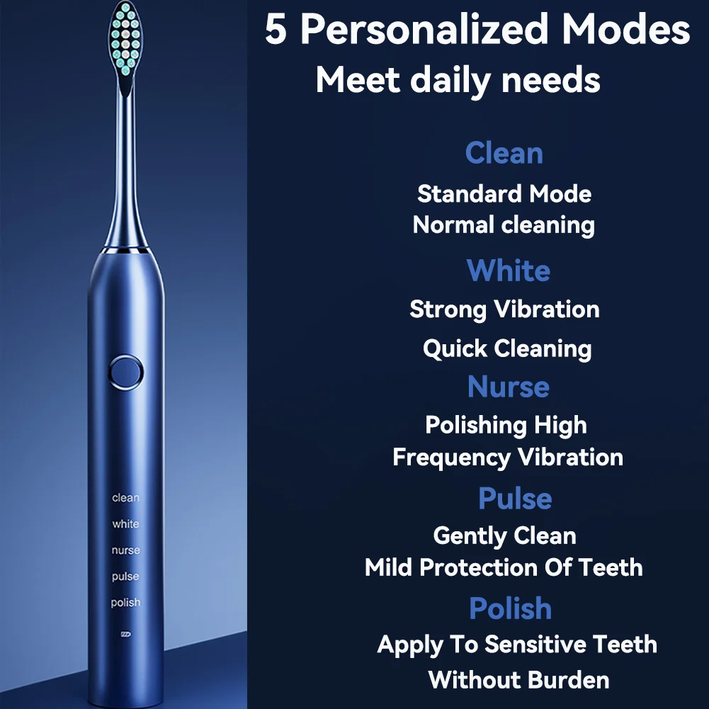 Sonic Electric Adult Toothbrush, the ultimate solution for your dental care needs. 2